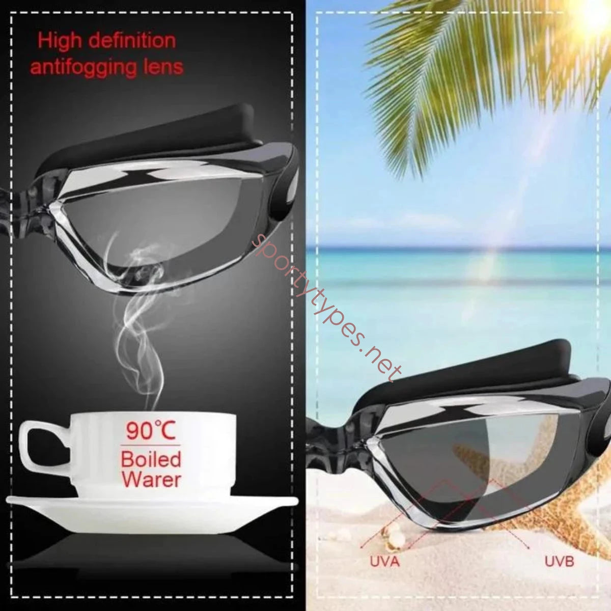 HD Anti-fog Swim Goggles