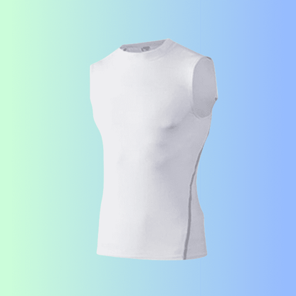 Men's White Quick Dry Training Vest