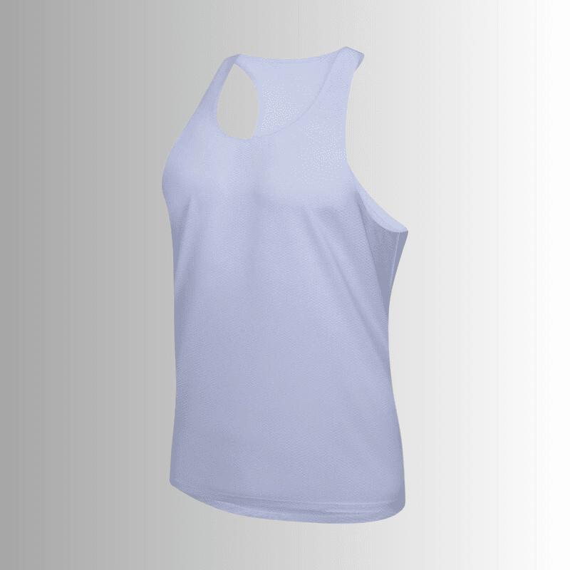 Men's And Women's White Quick-drying Tank Top