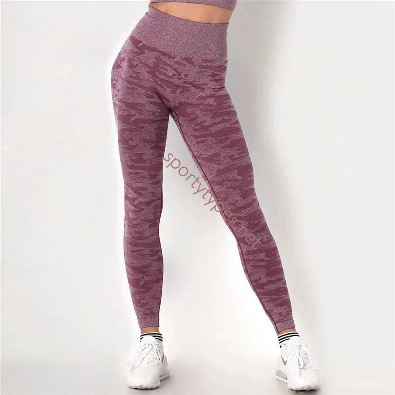 Wine Red Women's Sports Leggings